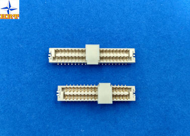 الصين Light Yellow LCP 1.25mm Pitch Connector , Wire To Board Terminal Connector One Row مصنع